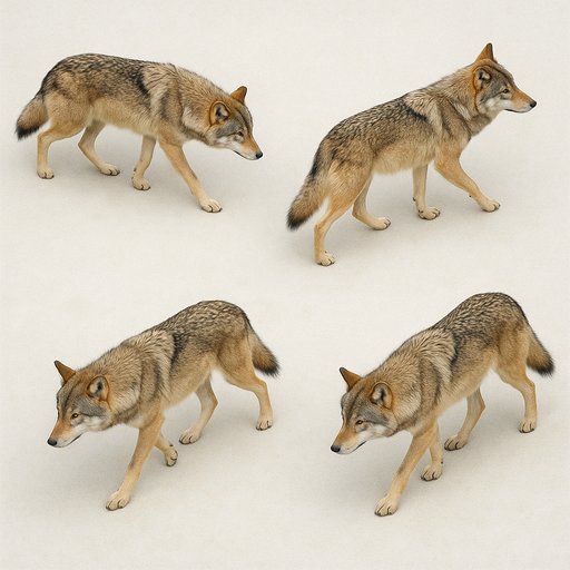 TK11 Wolf Gold reels with wolves